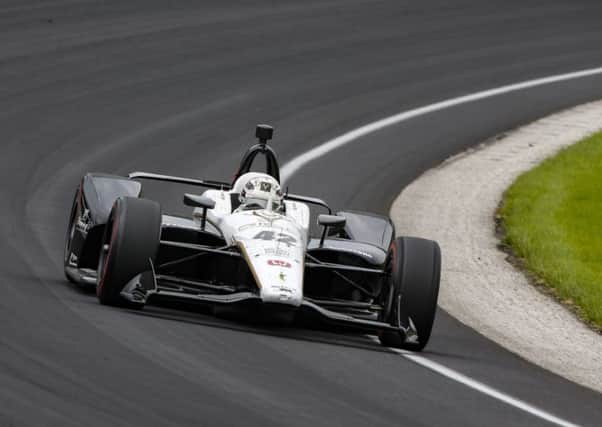 Jordan King suffered a ignominious Indy 500 debut after injuring one of his pit crew.