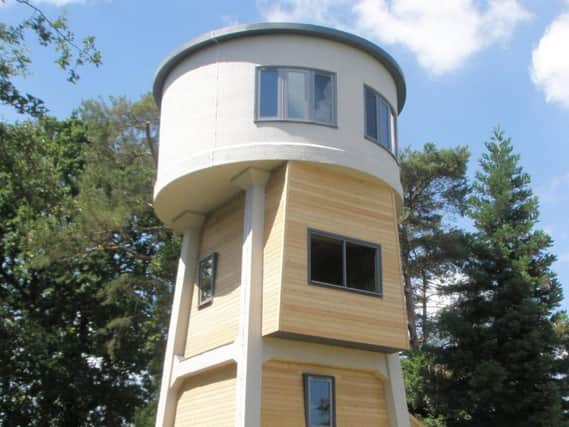 Burton Green water tower holiday home