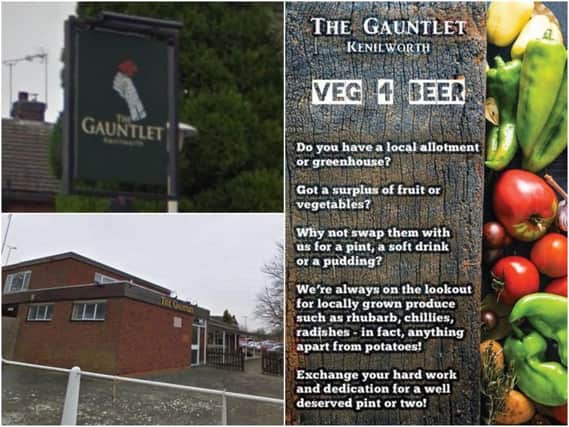 The Gauntlet pub holds Veg 4 Beer initiative