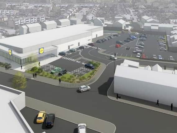 Artists impression of the site. Image by Lidl.