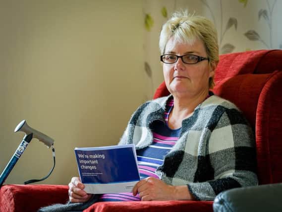 Sharon Bougoussa, who has severe MS, has been told that her debit card with Coventry Building Society will soon be changed to a cash point card. This means she will have to change to a bank to be able to use online shopping or to be able to use chip and pin.