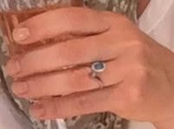 Fiona Donaldson's engagement ring. Photo submitted.