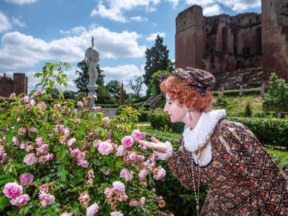 People can expect to find Queen Elizabeth I and Robert Dudley in full costume dress during the pageant weekend event held at the Elizabethan Gardens of Kenilworth Castle