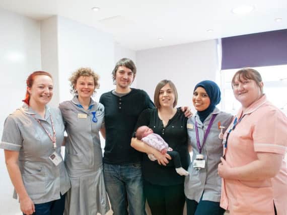 James, Shannon and baby Adara were reunited with the team that delivered baby Adara. Pictures: Insight Magazine.