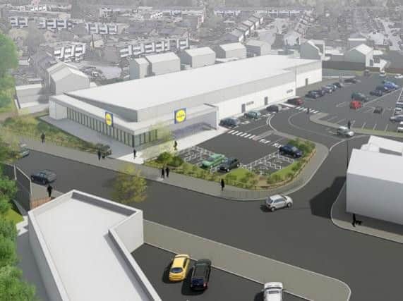 How the site could look if the Lidl plans get the go-ahead. Photo by Lidl.