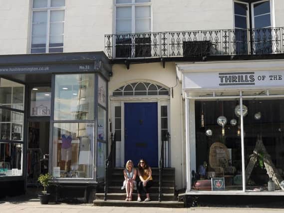 Debra Whitaker, owner of Hush, and Eleni Bradshaw, owner of Thrills of the Emporium. Photo by Amanda Stacey