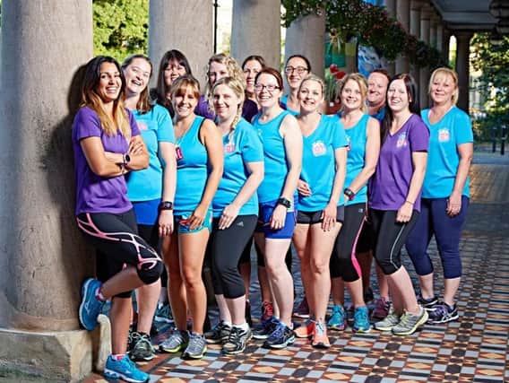 Lauren Gregory and the Run Like A Girl team. Photo taken by Runners World.