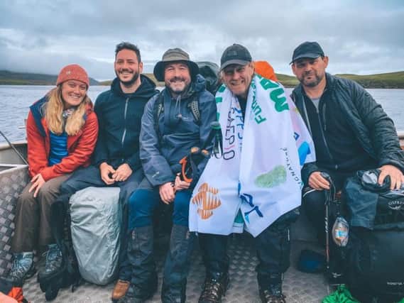 Paris Palmer, Josh Williams, Rob Simcock, Martyn Wells and Andrew Mayhew took on the Cape Wrath Trail .