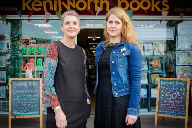 Judy Brook and Tamsin Rosewell who run the Kenilworth Books shop in Talisman Square in Kenilworth