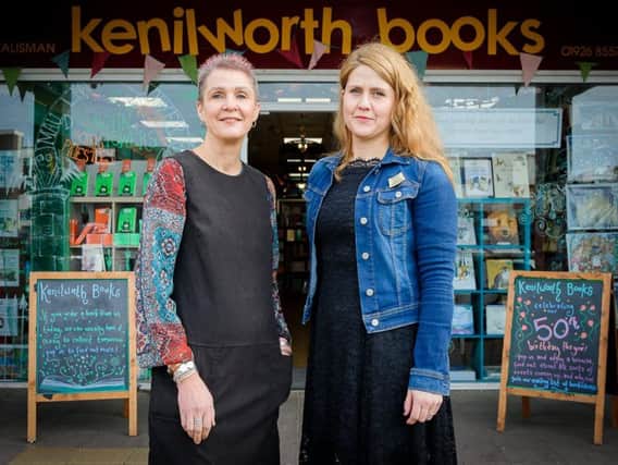 Judy Brook and Tamsin Rosewell who run the Kenilworth Books shop in Talisman Square in Kenilworth
