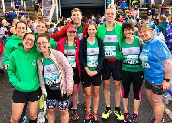 Kenilworth Runners athletes at the Chester Marathon. Picture submitted
