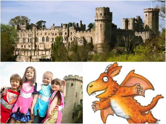 Zog will be heading to Warwick Castle. Photos supplied by Warwick Castle