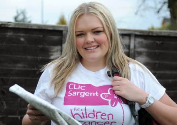 MHLC-Grand Canyon trek Mar95 
Hairdresser Charlotte Williams is trekking across the Grand Canyon in aid of  childrens cancer charity CLIC Sargent.