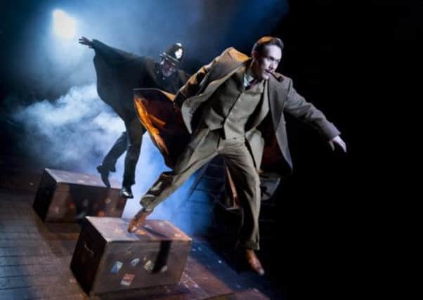 Gary Mackay and Richard Ede in The 39 Steps at the Belgrade Theatre.