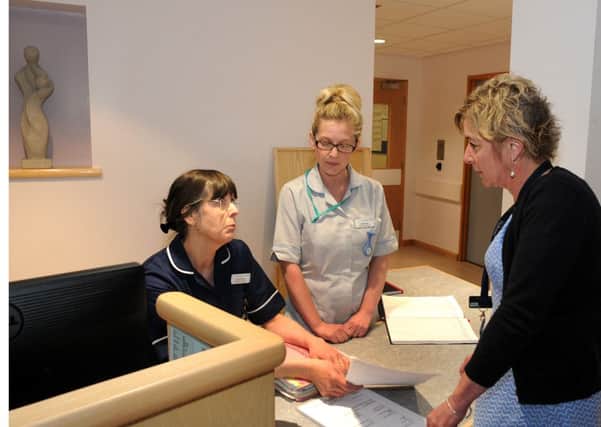 Warwick Hospital has just completed an improvement scheme at it's maternity unit, with new accommodation facilities in the special care unit,  Pictures of the  new reception area.