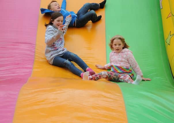MHLC 18-05-03 Memorial Day May62
Radford Semele Funday in the fourth year bringing the the village community together in of  memory Sunny Dhillon,Various activities  throughout the day .
Children having fun on bouncy castle.