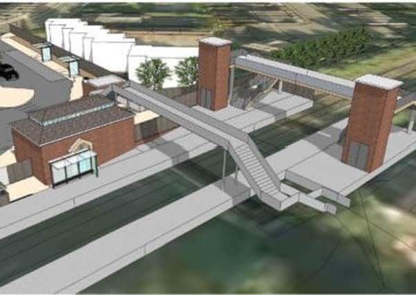 An artists impression of how Kenilworth's new station could look.