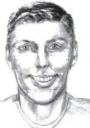 An artist's impression of the man police would like to speak to in connection with the attack in Warwick on May 6.