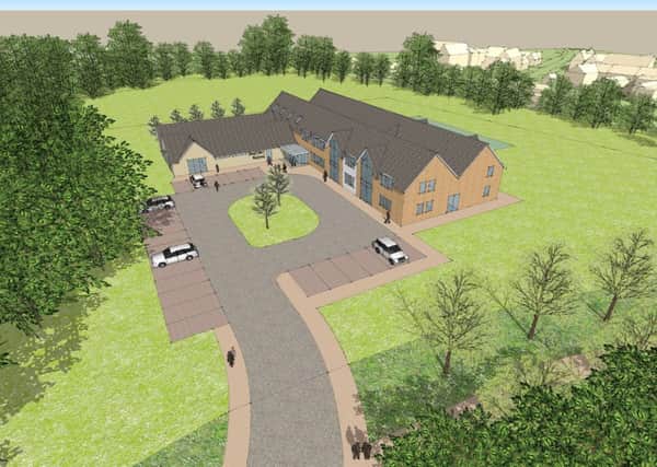 An artist's  impression of what the proposed school would have looked like.