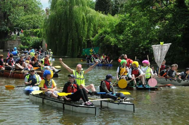 MHLC-15-06-13 Raft Jun8
 Royal Leamington Spa Rotary Club's annual charity Raft Race.started the race from Jephson Gardens (footbridge),
Picstures of the race.

Contact Mike Wilkinson: 07831 516875