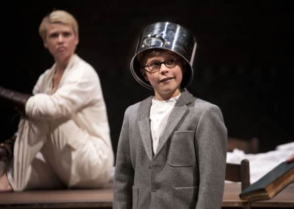 George David as Young Lucius in Titus Andronicus at the RSC Theatre in Stratford.