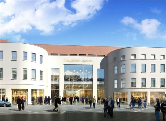 A computerised image of new designs for the Clarendon Arcade. Picture submitted.