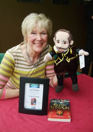 Author Barbara Mitchelhill at the book awards.