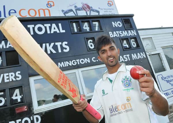 Shabaaz Alam (22) of Leamington 1sts hit 147. (Picture: Andrew Carpenter/001616-17)