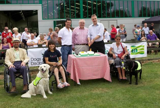 Special guest Mark Colbourne CBE, the gold and silver medal-winning Paralympic cyclist, joined over 700 people at  Dogs for the Disableds Summer Celebration on Saturday (27 July), this year celebrating the charitys 25th anniversary.