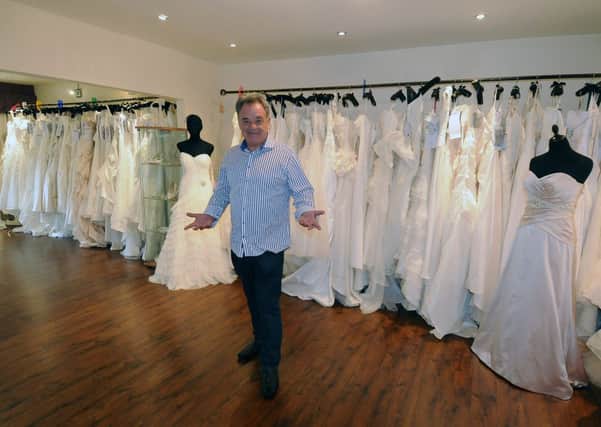 The Wedding Barn owner John Stott who has forgiven the woman who trashed his premises, causing more than £60,000 damage. 
MHLC-14-08-13 Wedding biz AUG41