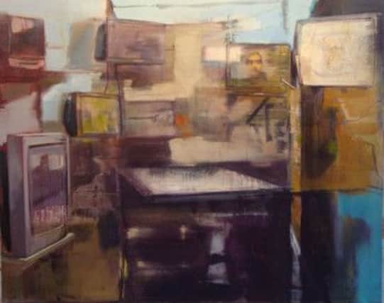 John Devane, Death of Marat, 2013, oil on canvas.