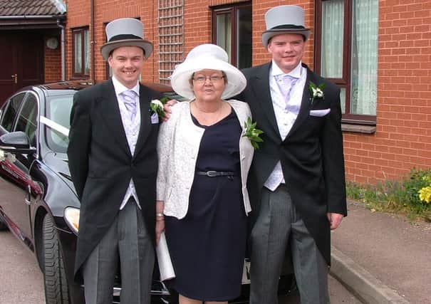 Jamie and Harry Wildman with their mother Lynne
