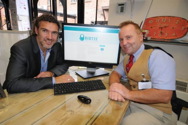 Leamington company ROK Creative has designed a new website for Coventry charity Baby Lifeline, which has also been supported by south Warwickshire consultant Karl Olah, to work on a new clinical project to train maternity staff. Mr. Olah is seen (right) with ROK Creative Director Aled Griffiths.
MHLC-23-09-13 Baby lifeline Sep66
