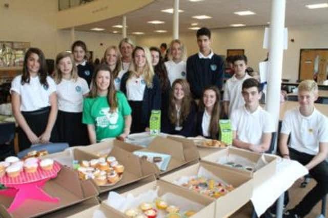 North Leamington School pupils share cake to raise funds for Macmillan