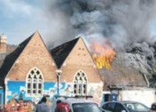 Bath Place Community Venture's original site was gutted by fire in 2009.