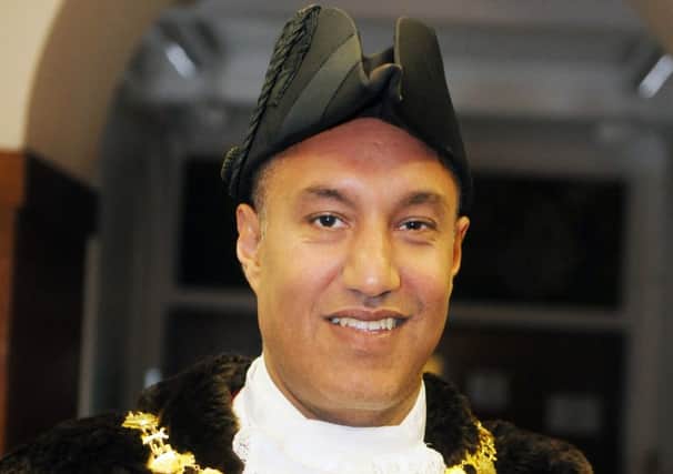 MHLC-29-05-13  Warwick Mayor Jun5    
Pictured, Cllr Bob Dhillon,who is the New Mayor of Warwick for year 2013 and 2014.