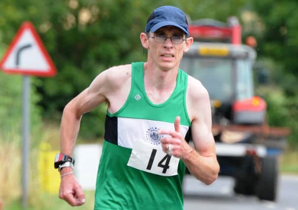 Connor Carson was outsprinted by fellow Kenilworth Runner Phil Gould  in the closing 800m of the Great Birmingham Run.