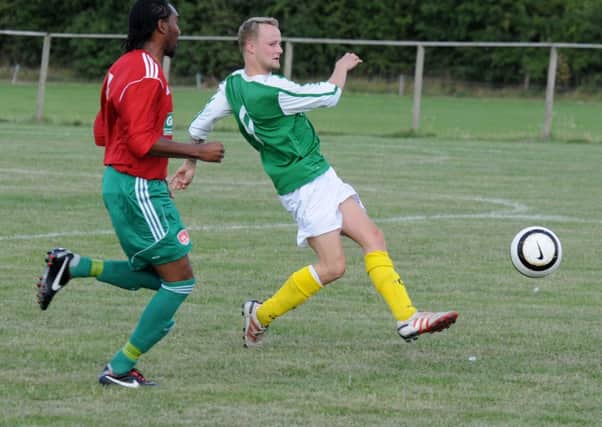 Adam Edwards was on target for Hibs in their 2-2 draw with Burntwood.