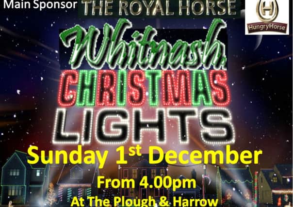 The Whitnash Christmas Lights event poster