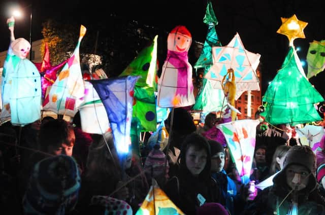 A previous Lantern Parade in Leamington.