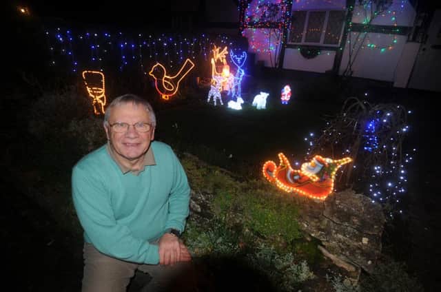 Carl Goddard is getting ready for the Eathorpe Christmas lights switch-on event on December 14.