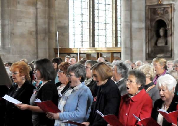 The BBC were  recording a Remembrance Day service at St Mary's Church, Warwick, on Saturday.
MHLC-21-09-13 songs sep61