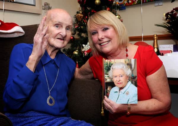 Family, friends and residents at Sycamore's Care Home, joined Laura Sykes(Rene), to celebrate her 100th birthday.