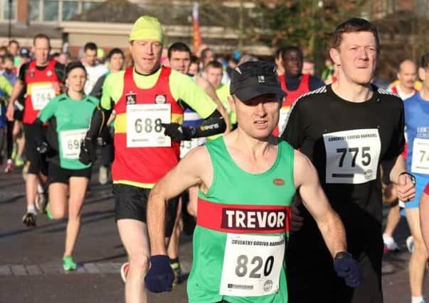 Trevor Wilkinson was the first Spa Strider home at the Coventry Godiva 5 which took place around the grounds of Warwick University. Picture submitted