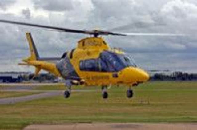 The Warwickshire and Northamptonshire Air Ambulance.