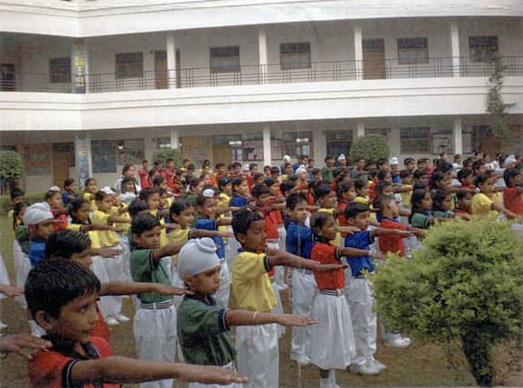 The Gilly Mundy Memorial Community School in India.