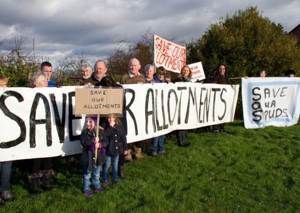 Allotment holders in Cubbington have launched a campaign to stop houses being built on their plots.