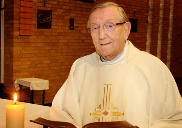 Father Brian Boyle, 83, is leaving the St Joseph's Church in Whitnash after serving the parish for 22 years. 

MHLC-29-01-14 Father Brian Jan50
