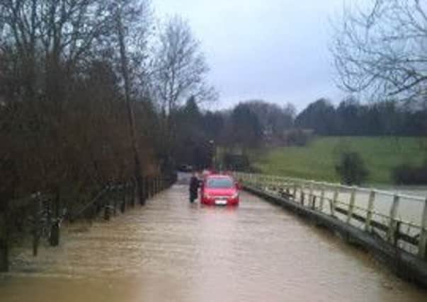 Flooding in Offchurch.