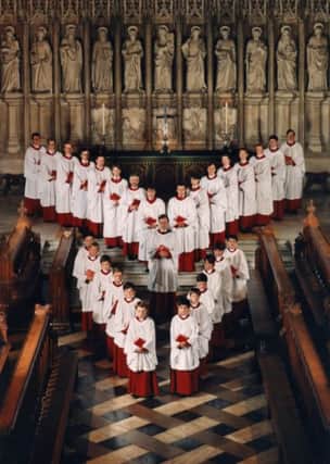 The New College Oxford Choir.